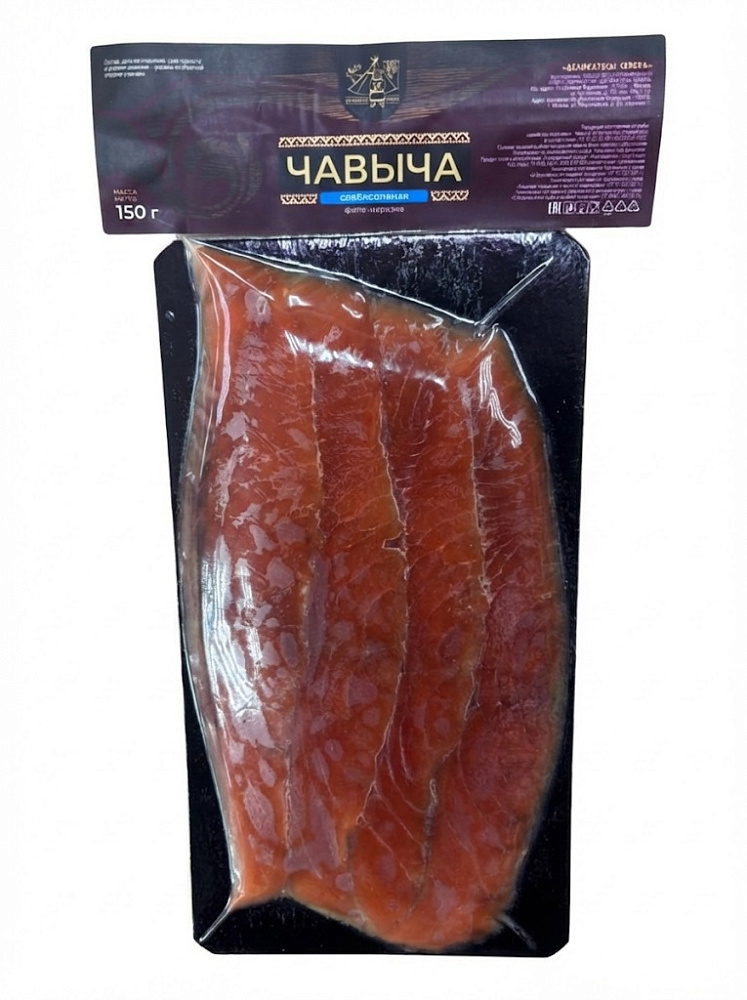 Чавыча филе слабосоленое нарезка 150гр